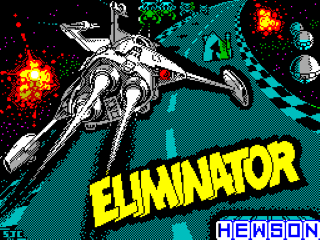 Eliminator title screen for ZX Spectrum
